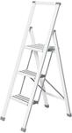 Aluminiumleiter, 3-stufig - Wei&szlig; Wenko Wenko