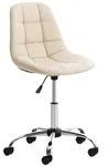 B&uuml;rostuhl Emil Kunstleder Creme