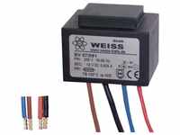 07/053 Kompaktnetzteil Transformator 1 x 230 v 1 x 8 v/ac 10 va 1250 mA - Weiss