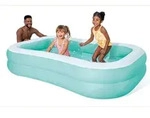 Rechteckiger Aufblasbarer Pool 229 X 147 X 46 Cm Intex 57181