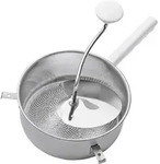 Gefu Durchlaufsieb 2mm Edelstahl Silber
