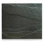 Herdabdeckplatte Schiefer Glas Hitzbest&auml;ndig Bis 220&deg;c 56x50cm Anthrazit