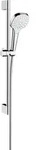 Hansgrohe - Croma Select E - Brausegarnitur 1jet 0,65 M, Wei&szlig; / Verchromt 26584400