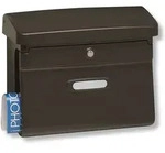 Burg-w&auml;chter Ga-briefkasten, Bremen 885 Br, Kunststoff, Braun Matt, 12570