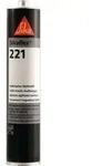 Fp - Sikaflex-221 Witterungsbest&auml;ndiger Haftstarker Dichtstoff, 300ml, Schwarz