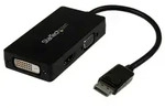 Startech St Dp2vgdvhd - Displayport Adapter, Dp Stecker Auf Vga / Hdmi / Dvi-d