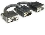 Ic Intracom Split-videokabel 1 Stecker+2 Buchsen Schwarz - 304559