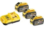 Dewalt - Flexvolt Starter-set 3x Akku 54v / 9,0 Ah / 162 Wh Mit Ladeger&auml;t Dcb 118