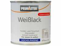 Primaster - Weißlack 375ml Weiß Hochglänzend Wetterbeständig Holz & Metall
