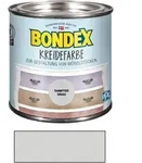 Bondex - Kreidefarbe 500 Ml, Sanftes Grau Vintagefarbe M&ouml;belfarbe Holzschutzfarbe