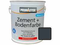 Primaster - Zementfarbe und Bodenfarbe 750ml Anthrazit Seidenmatt Betonfarbe