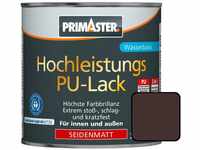 Hochleistungs PU-Lack 750ml 2in1 Schokoladenbraun Seidenmatt Acryllack - Primaster