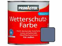 Primaster - Wetterschutzfarbe 750ml Taubenblau Holzfarbe UV-Schutz Wetterschutz