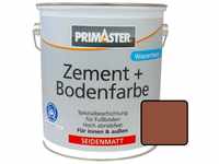 Zementfarbe und Bodenfarbe 750ml Kupferbraun Seidenmatt Fußbodenfarbe - Primaster