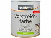 Primaster - Vorstreichfarbe 2L Weiß Matt Grundanstrich Holz & Metall Innen & Außen