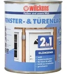 Wilckens Fenster&t&uuml;renlack 2in1 Wei&szlig; Gl&auml;nzend 0,75l 12993000050