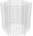 Vidaxl - Sechseckiges Gabionen-hochbeet 100&times;90&times;100 Cm