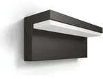 Mygarden - Led-wandleuchte F&uuml;r Den Au&szlig;enbereich 22x8 Cm, 4000 K, 4,5 W, Anthrazit