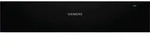 W&auml;rmeschublade 14cm Schwarz / Edelstahl Siemens Bi510cnr0