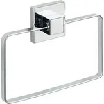 Vacuum-loc&reg; Handtuchring Quadro Edelstahl, Befestigen Ohne Bohren, Silber Gl&auml;nzend,