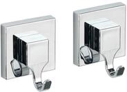 Vacuum-loc&reg; Wandhaken Quadro 2er Set,, Befestigen Ohne Bohren, Silber Gl&auml;nzend,