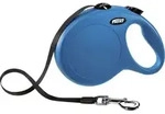 Hundeleine New Classic L Blau, Gurt Automatikleine - Flexi