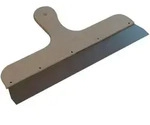 Fl&auml;chendekorspachtel B.600mm Holzgr.poliertes Stahlblatt