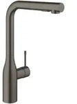 Essence - Sp&uuml;ltisch Einhebelmischer, Hard Graphite Geb&uuml;rstet 30270al0 - Grohe