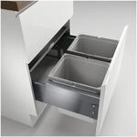 Naber Cox&reg; Base 360 K/600-2, Abfallsammler F&uuml;r Frontausz&uuml;ge, Mit Biodeckel,