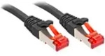47777 Rj45 Netzwerkkabel, Patchkabel Cat 6 S/ftp 1.00 M Schwarz 1 St. - Lindy