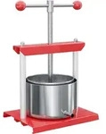 Obstpresse 3l Weinpresse Aus Stahl Edelstahlkorb Fruchtpresse Mit 2-armigen...
