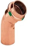 Viega - Profipress-bogen &Oslash; 15mm 45&deg; I/a Mit Sc-contur Modell 2426.1 Kupfer 292508