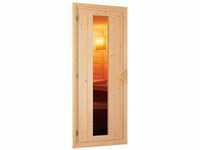 Woodfeeling Sauna Innenkabine Leona Innensauna 3 Sitzbänke aus Holz , Saunakabine
