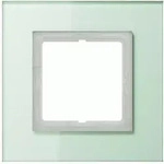 Jung Glasrahmen 1fach, Senkrechte Und Waagerechte Montage, Glas, Ls Plus, Mattwei&szlig;
