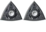Schleifplatten-set, 2 St&uuml;ck, Gelocht - 63806136220 Vos - Fein