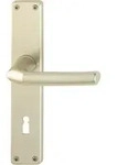 Hoppe - Langschildgarnitur Birmingham 1117/202sp Aluminium F2 Ob 72 Mm Din Links /
