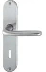 Hoppe - Langschildgarnitur Cardiff E1850z/302 Edelstahl F69 Ob 72 Mm Din Links /
