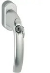 Hoppe - Fenstergriff Atlanta Sperrbar Secustik, Aluminium Silber Eloxiert