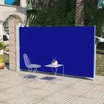 Seitenmarkise 160x300 Cm Blau Vidaxl
