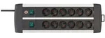 Premium-alu-line, Steckdosenleiste 12-fach - Steckerleiste Aus Hochwertigem Aluminium