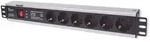Intellinet Steckdosenleiste 6fach 3m Anschlussk. Schw. (713962)