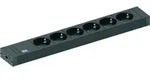 Bachmann 420.0018 Steckdosenleiste Schwarz Schutzkontakt 1 St.