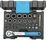Bit-steckschl&uuml;sselbox Mit Knarre 1/4' 35tlg, 666-u-20, 2998211 - Gedore