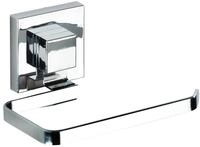 Vacuum-loc&reg; Toilettenpapierhalter Quadro Edelstahl, Befestigen Ohne Bohren, Silber