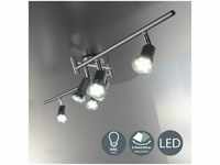 Led Deckenlampe Wohnzimmer schwenkbar GU10 Metall Decken-Spot Leuchte 6-flammig - 50