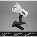 Briloner - Klemmleuchte Klemmlampe 1xe14 Schwenkbar Schnurschalter Metall Wei&szlig;