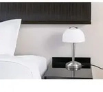 Led Tischleuchte Ventura Silber 3-fach Dimmbar, H&ouml;he 29cm