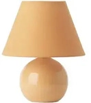 Lampe Primo Tischleuchte Pfirsich 1x D45, E14, 40w, Geeignet F&uuml;r Tropfenlampen