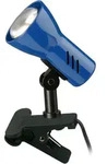 Briloner - Klemmleuchte Klemmlampe 1xe14 Schwenkbar Schnurschalter Metall Blau