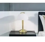 Led Tischleuchte Ventura Messing 3-fach Dimmbar, H&ouml;he 29cm